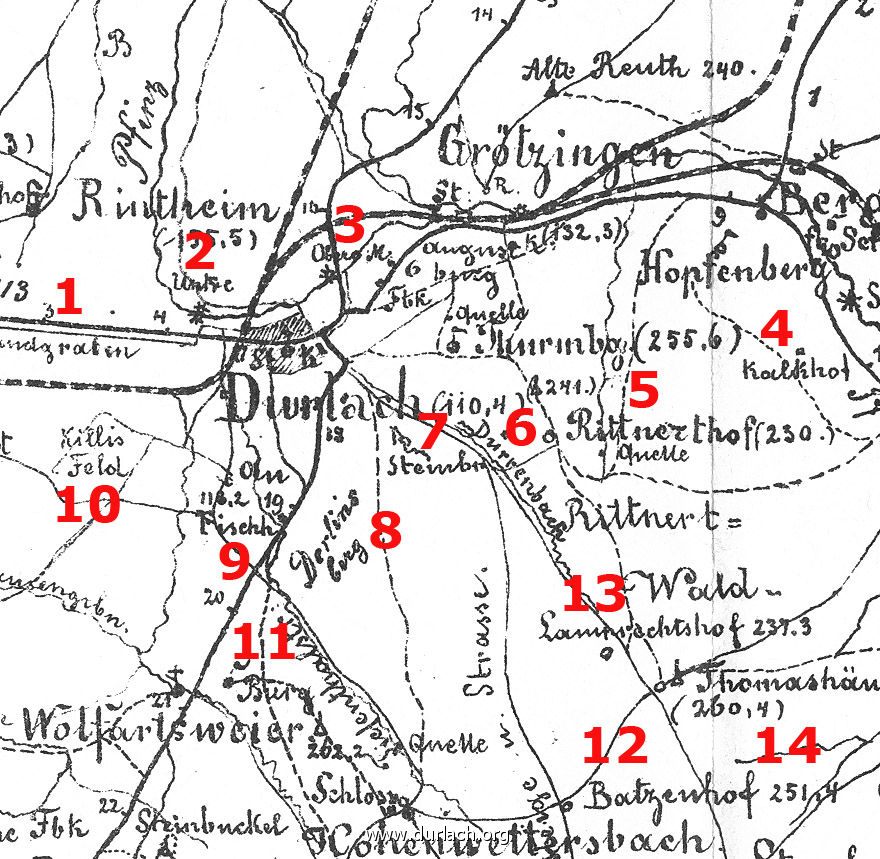 Alter Plan 1884