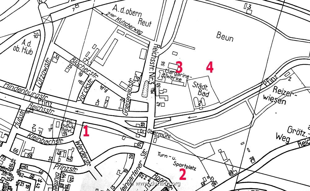 Stadtplan 1937