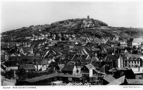 Durlach, Blick auf den Turmberg