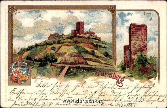 1906 - Gruss vom Turmberg