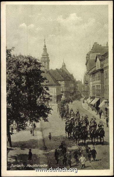 1910 - Parade auf der Hauptstrae
