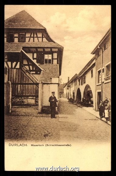 Durlach - Mauerloch, Schlachthausstrae