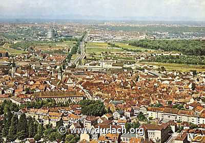 Blick vom Turmberg - 1963