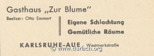 Gasthaus Blume 1960