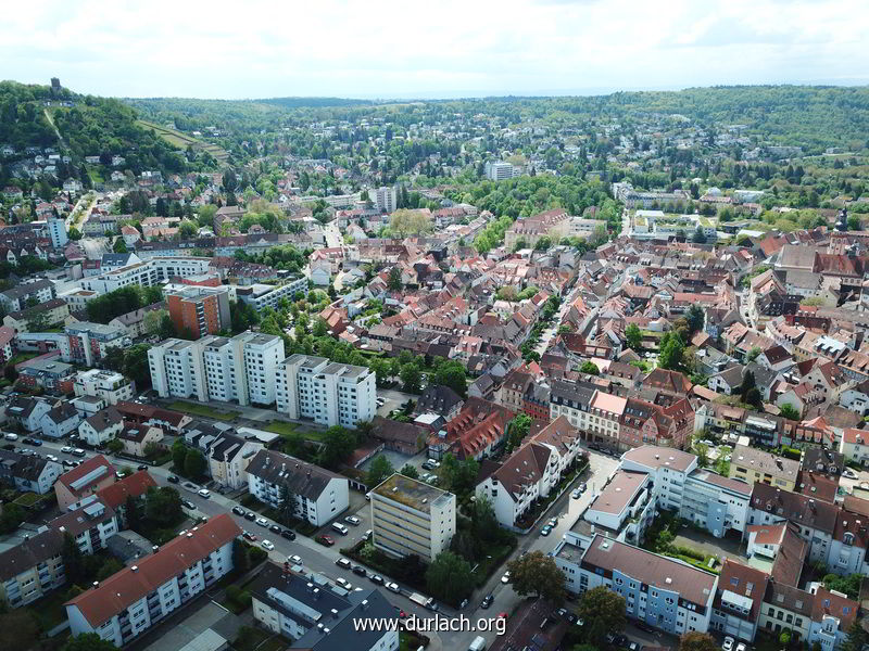 Links Turmberg - rechts Altstadt