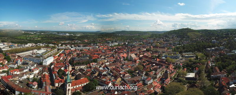 Durlach Panorama Richtung Osten