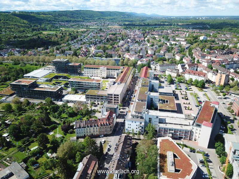 Blick Richtung Raumfabrik nach Aue und Wolfartsweier