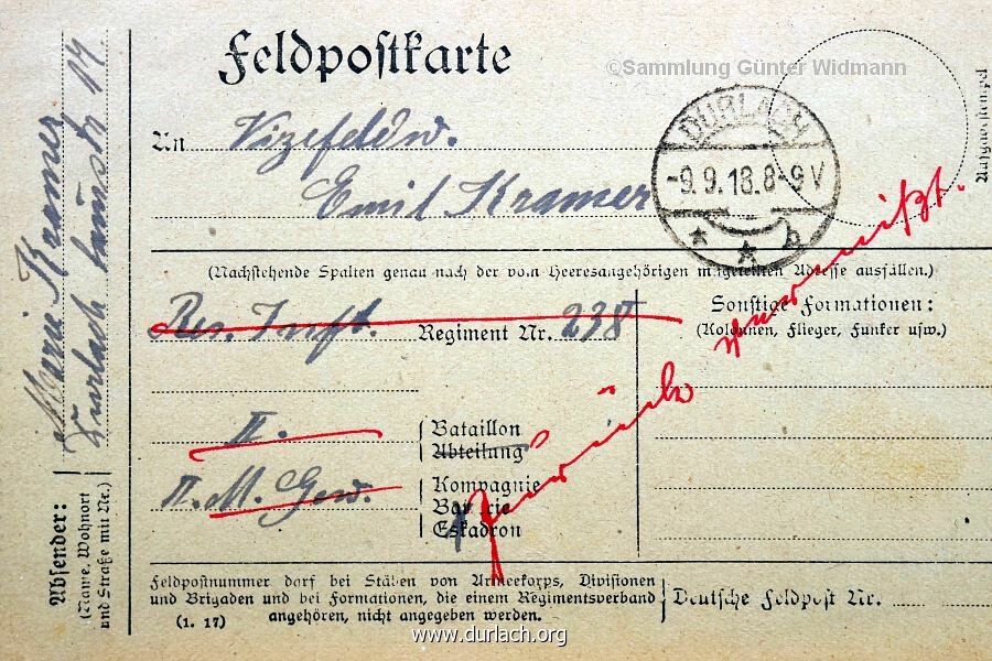 sammlung g widmann train bataillon 14 durlach121