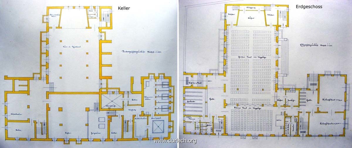 Christknigshaus Keller + Erdgeschoss Plan