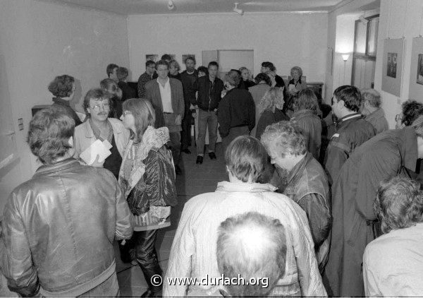 Vernissage in der Galerie am Basler Tor, 1989