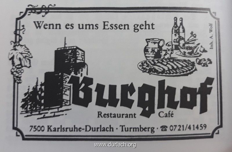 Werbeanzeige Turmberg Burghof