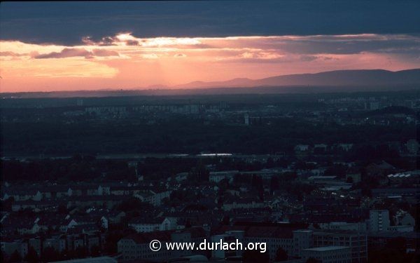 Blick vom Turmberg, ca. 1985