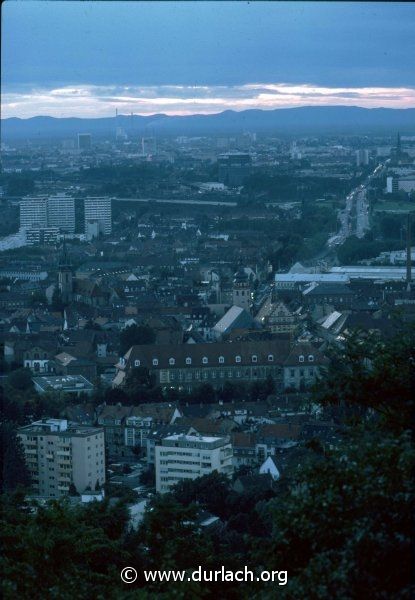 Blick vom Turmberg, ca. 1985