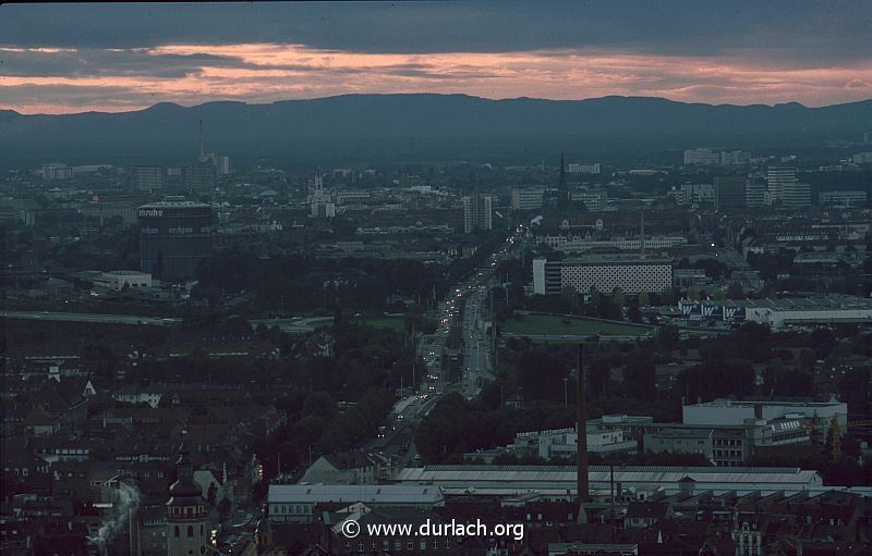 1981 - Blick von der Aussichtsterrasse