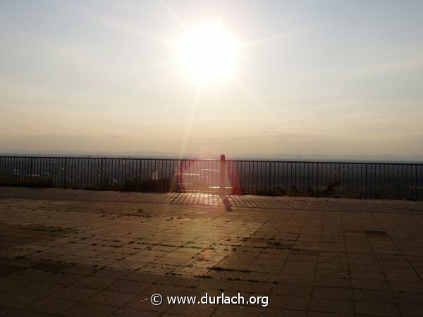 Turmberg Aussicht am Abend