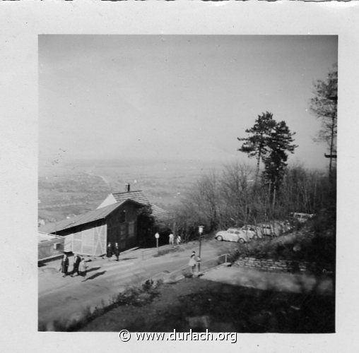 Turmbergbahn Bergstation Anfang der 60er