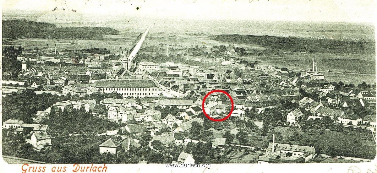 Blick vom Turmberg vor 1895