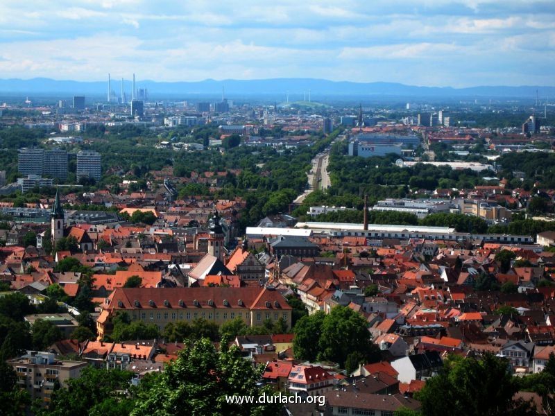 Blick vom Turmberg Sommer 2010