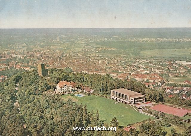 Luftbild der Sportschule Schneck