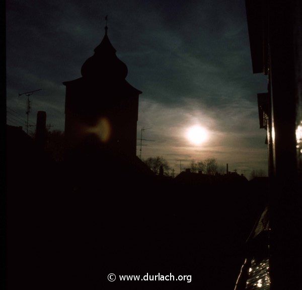 Sonnenuntergang Amthausstrasse, ca. 1980