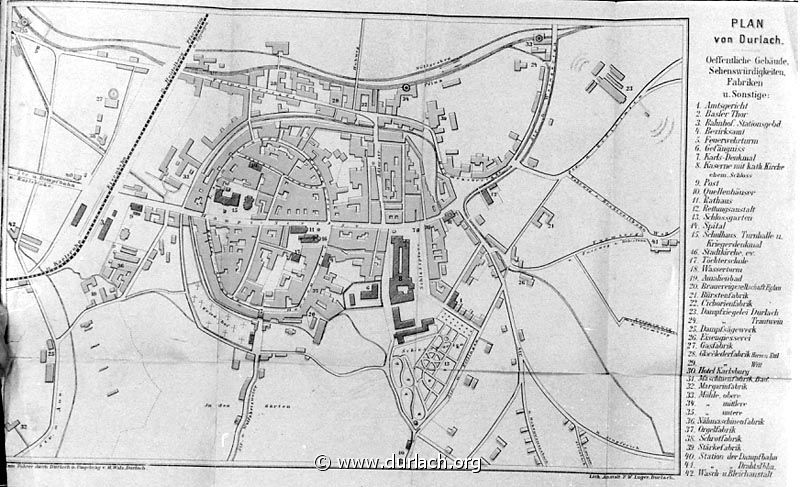 Stadtplan 1888