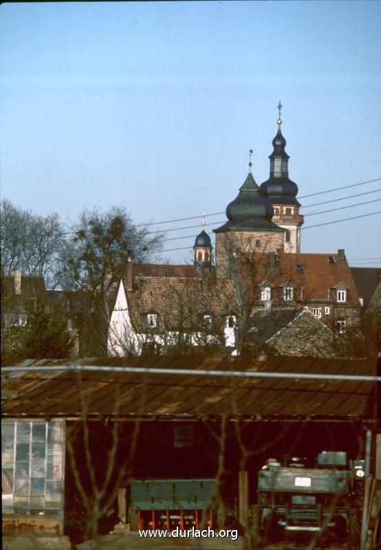 ca. 1980 - Blick von der Rommelstrae auf die Altstadt