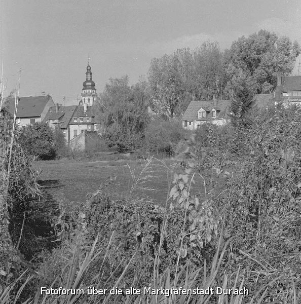 Blick von der Breiten Gass auf die Altstadt. Ca. 1977