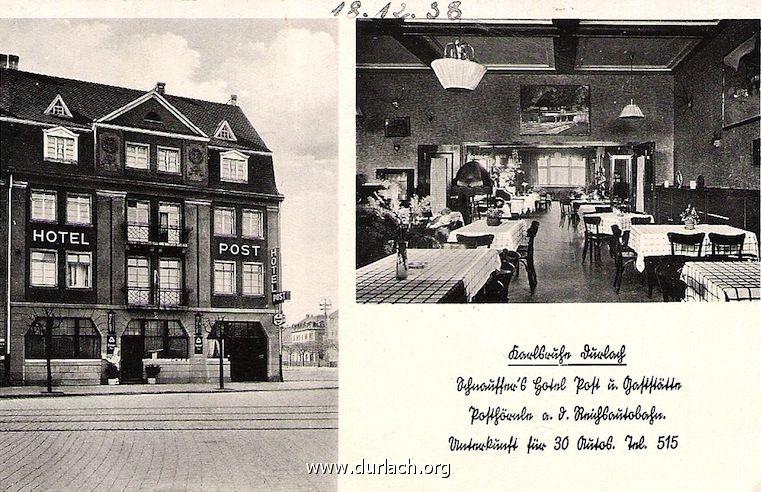 Das ehemalige Hotel "Post"