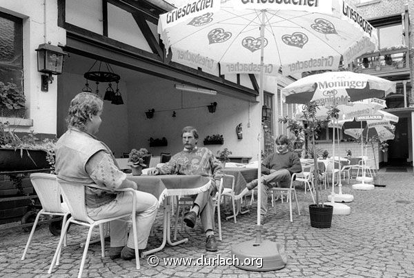 Strassenbewirtung 1989. Wer wei wo?