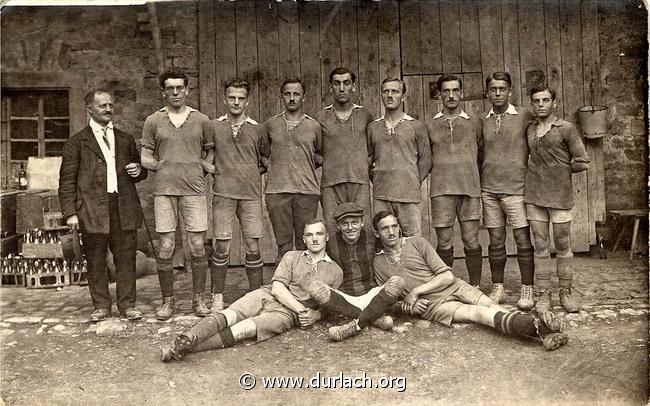 1921/22 - Fussballmannschaft Turnverein Durlach