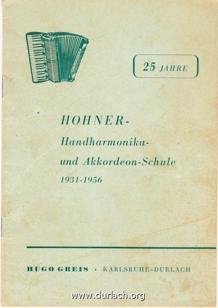 Festschrift 1956