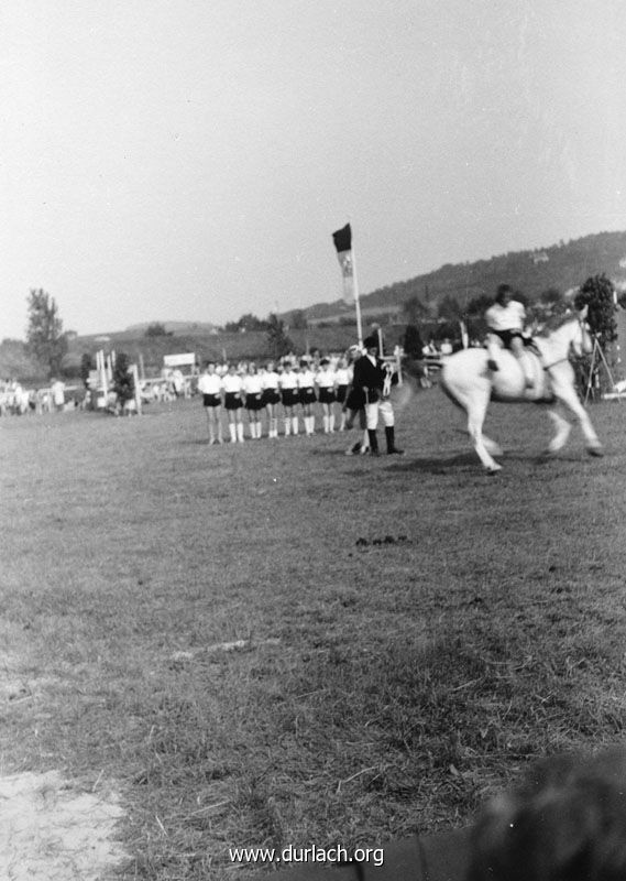 Juli 1967: Reitturnier auf der Lenzenhub