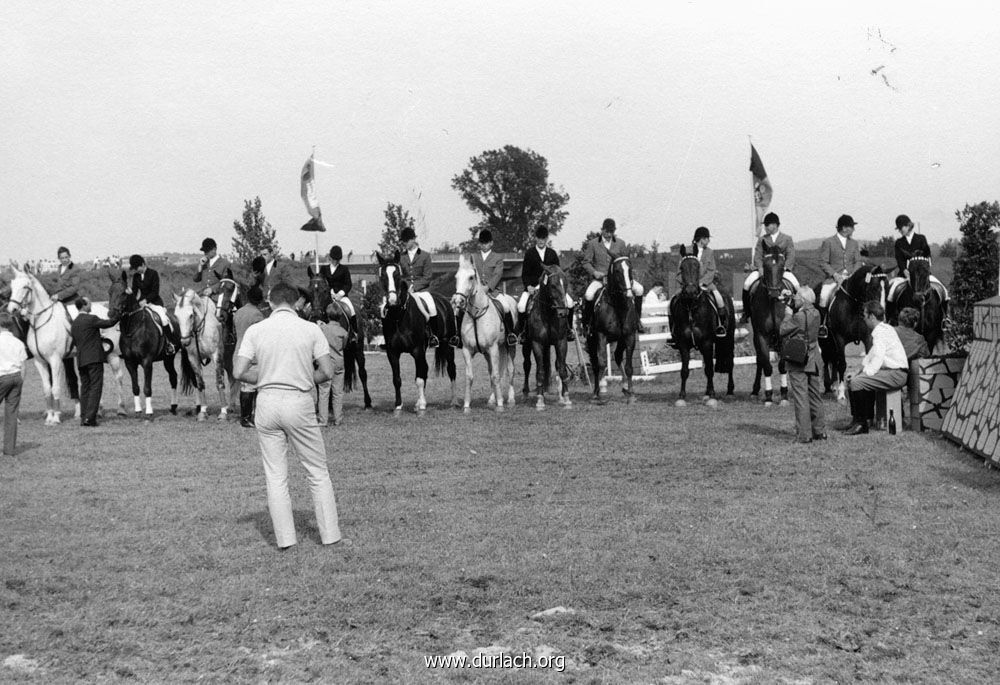 Juli 1967: Reitturnier auf der Lenzenhub