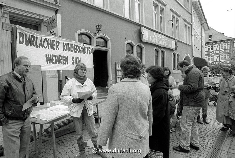 1988 - Protest der Kindergrten