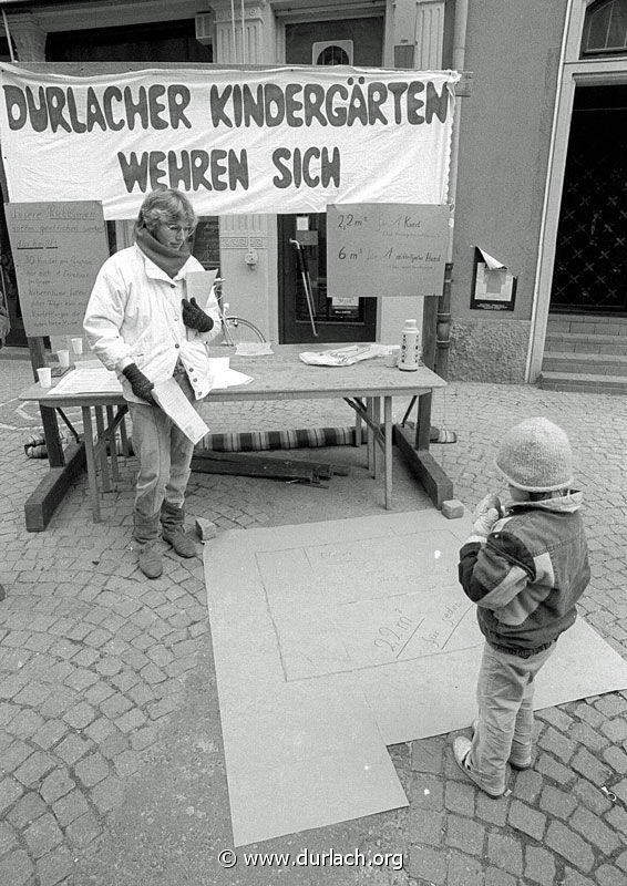 1988 - Protest der Kindergrten