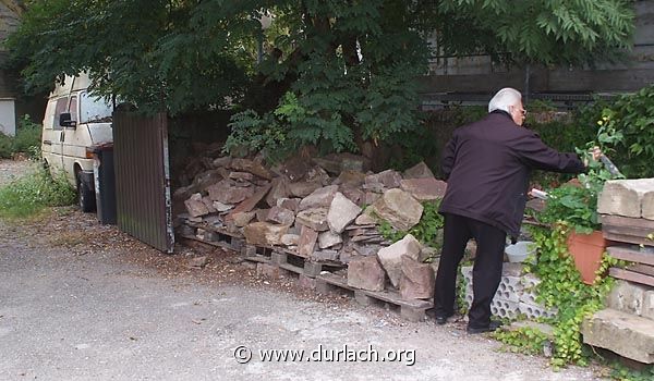 Suche nach der Zwingermauer 2009