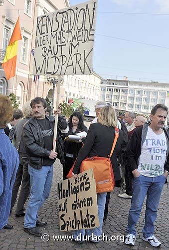 Demo gegen KSC Station 2009