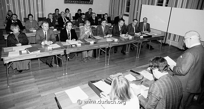 1. Ortschaftsratsitzung 1989