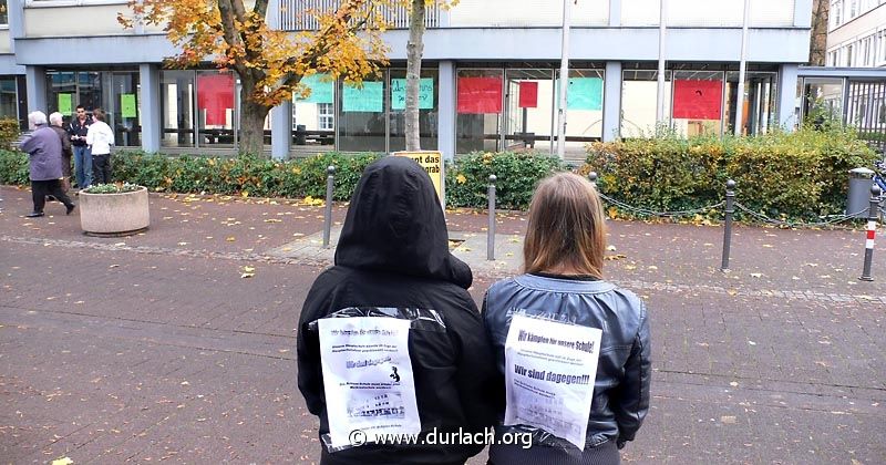 Protestaktion Schlossschule