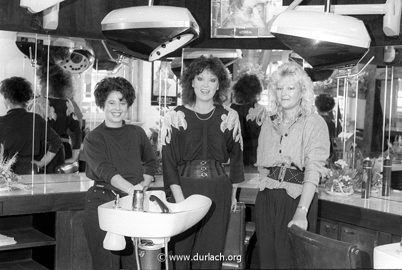 1988 - im Friseursalon