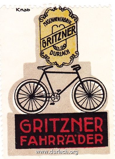 Briefverschlussmarke der Fa. Gritzner