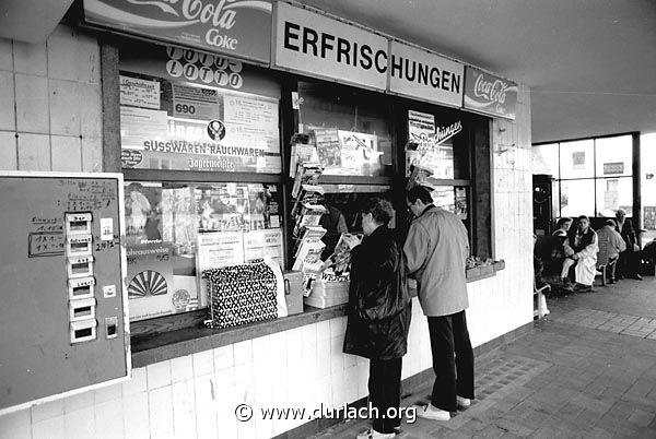 Endhaltestelle alte Kiosk ca 1990