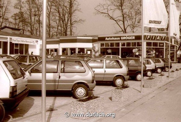 Autohaus in der Killisfeldstrae, ca. 1990