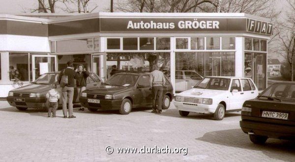 Autohaus in der Killisfeldstrae, ca. 1990