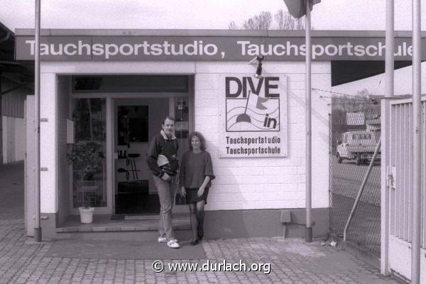 Neuerffnung der Tauchsportschule Dive In, ca. 1990