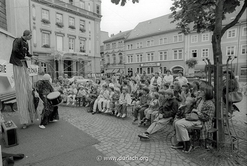 1988 - Clownerie auf dem Marktplatz