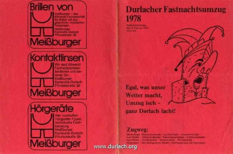 1978 - Fastnachtsumzug