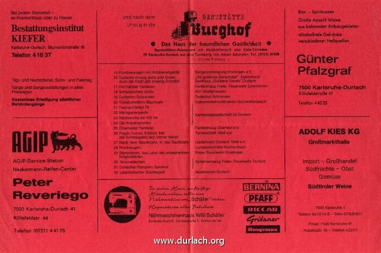 1978 - Fastnachtsumzug