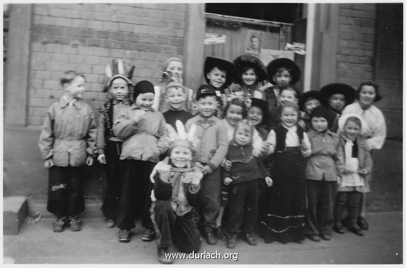 Fasching in der Auer Strasse in Durlach