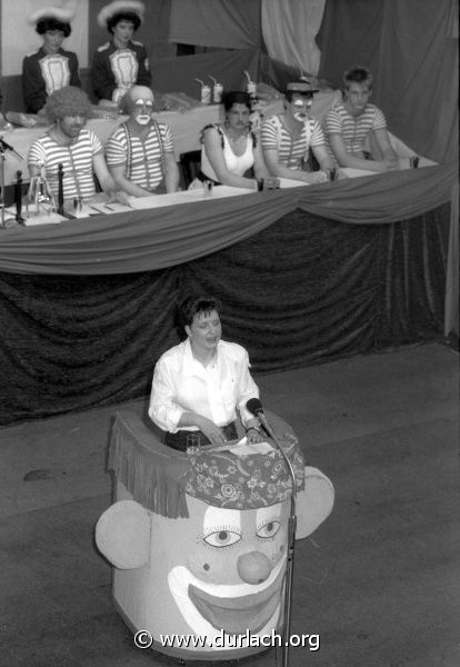 Fastnachtsveranstaltung in der Festhalle, 1990